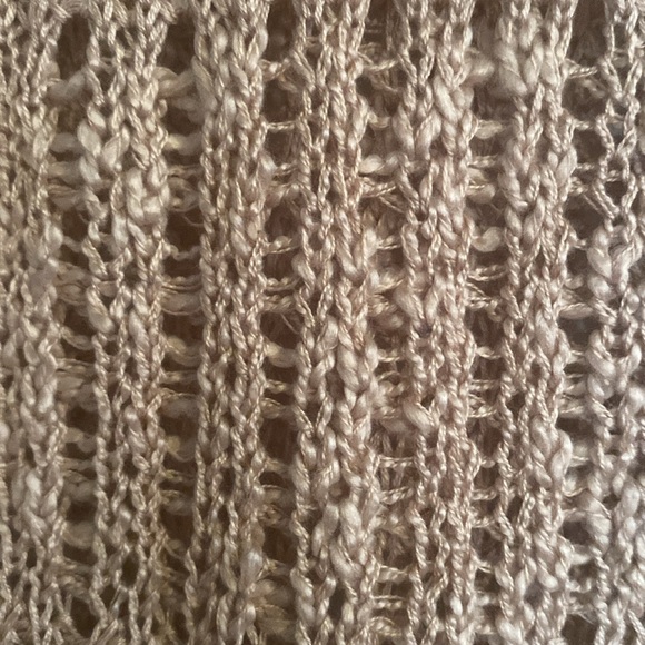 Mudd Tan Brown Button Up Open Knit Style Long Cardigan NWT - Picture 7 of 11